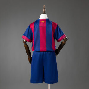 Barcelona 14_15 Home Retro Kids Kit Jersey – Replica Football Soccer Shirt – Siz