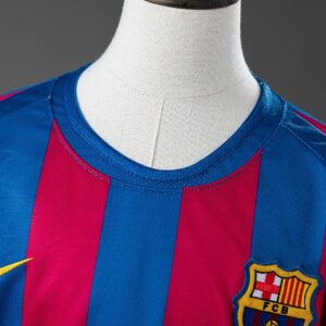 Barcelona 05_06 Home (League Edition) Retro Kids Kit Jersey – Replica Football S