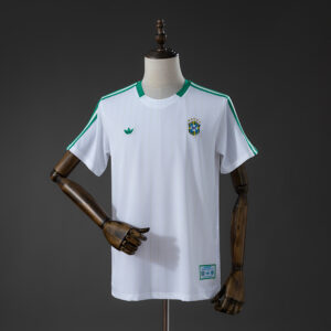 Brazil Terrace Icons T-Shirt White – Replica Football Soccer Shirt – S–XXL