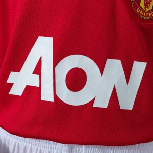 M-U 10_11 Home Retro Kids Kit Jersey – Replica Football Soccer Shirt – Size 16–2