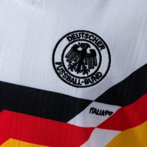 Germany 1990 Home Retro Kids Kit Jersey – Replica Football Soccer Shirt – Size 1