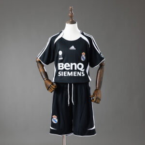 Real Madrid 06_07 Third Away Retro Kids Kit Jersey – Replica Football Soccer Shi