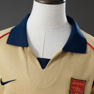 Arsenal 01_02 Away Retro Kids Kit Jersey – Replica Football Soccer Shirt – Size