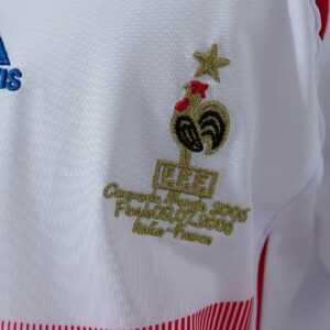 France 2006 Home Retro Kids Kit Jersey – Replica Football Soccer Shirt – Size 16