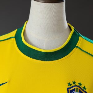 Brazil 1998 Home Women's Retro Jersey – Replica Football Soccer Shirt – S–XXL