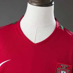 Portugal 16_17 Home Retro Kids Kit Jersey – Replica Football Soccer Shirt – Size