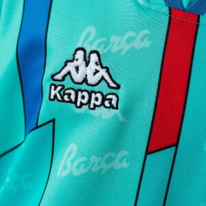 Barcelona 96_97 Away Retro Kids Kit Jersey – Replica Football Soccer Shirt – Siz