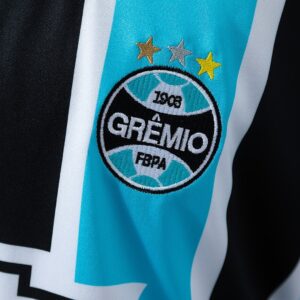 Gremio 2000 Home Retro Kids Kit Jersey – Replica Football Soccer Shirt – Size 16