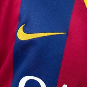 Barcelona 14_15 Home Retro Kids Kit Jersey – Replica Football Soccer Shirt – Siz