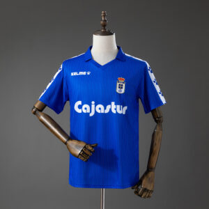 Real Oviedo 92_93 Home Retro Jersey – Replica Football Soccer Shirt – S–XXL