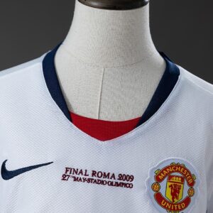 M-U 08_09 Away (UEFA Champions League) Retro Kids Kit Jersey – Replica Football