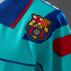 Barcelona 92_95 Away Retro Kids Kit Jersey – Replica Football Soccer Shirt – Siz