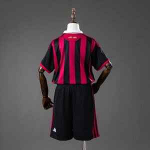 AC Milan 09/10 Home Retro Kids Kit Jersey – Replica Football Soccer Shirt – Size