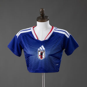 Japan 2026 Home Women's Crop Top Style – Replica Football Soccer Shirt – S–XXL