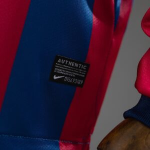 Barcelona 10_11 Home Retro Long Sleeve Kids Kit Jersey – Replica Football Soccer