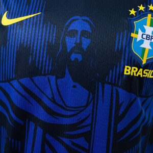 Brazil 2026 Jesus Edition - Blue Jersey – Replica Football Soccer Shirt – S–4XL