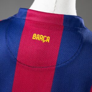Barcelona 14_15 Home Retro Long-Sleeve Kids Kit Jersey – Replica Football Soccer