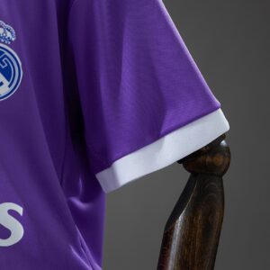 Real Madrid 16_17 Away Retro Kids Kit Jersey – Replica Football Soccer Shirt – S