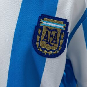 Argentina 1986 Home Retro Kids Kit Jersey – Replica Football Soccer Shirt – Size