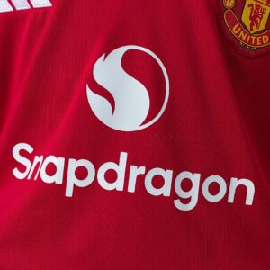 M-U 26_27 Home Kids Kit Jersey – Replica Football Soccer Shirt – Size 16–28