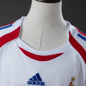 France 2006 Home Retro Kids Kit Jersey – Replica Football Soccer Shirt – Size 16