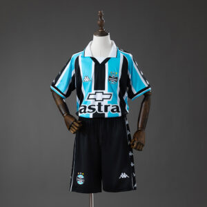 Gremio 2000 Home Retro Kids Kit Jersey – Replica Football Soccer Shirt – Size 16
