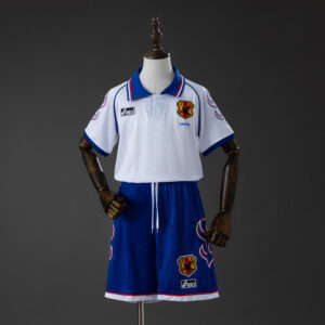 Japan 1998 Away Retro Kids Kit Jersey – Replica Football Soccer Shirt – Size 16–
