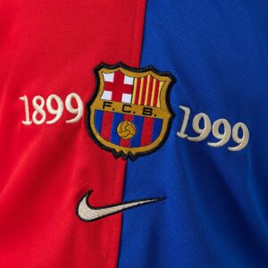 Barcelona 100th Anniversary Retro Kids Kit Jersey – Replica Football Soccer Shir