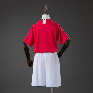 M-U 07_08 Home Retro Kids Kit Jersey – Replica Football Soccer Shirt – Size 16–2