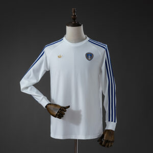 Leeds United Terrace Icons White Long Sleeve T-Shirt – Replica Football Soccer S