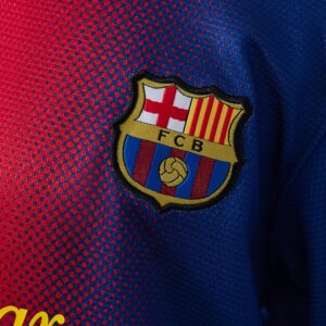 Barcelona 12_13 Home Retro Kids Kit Jersey – Replica Football Soccer Shirt – Siz