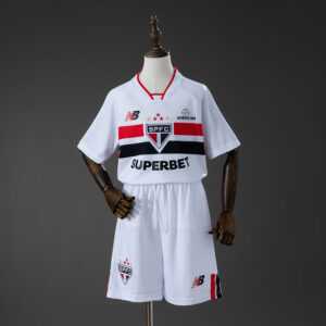 São Paulo 26_27 Home Kids Kit Jersey – Replica Football Soccer Shirt – Size 16–2