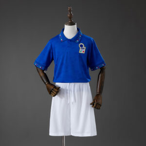 Italy 1994 Home Retro Kids Kit Jersey – Replica Football Soccer Shirt – Size 16–