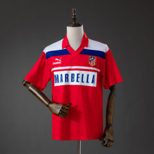 Atletico Madrid 90_93 Away Retro Jersey – Replica Football Soccer Shirt – S–4XL