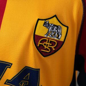Roma 00_01 Champion Edition Retro Kids Kit Jersey – Replica Football Soccer Shir