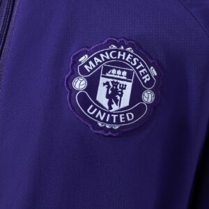 M-U 25_26 Training Windbreaker – Purple – Replica Football Jacket – S–XXL