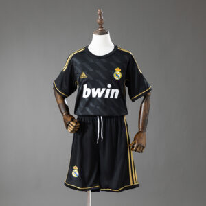 Real Madrid 11_12 Away Retro Kids Kit Jersey – Replica Football Soccer Shirt – S