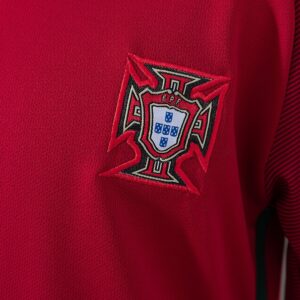 Portugal 16_17 Home Retro Kids Kit Jersey – Replica Football Soccer Shirt – Size