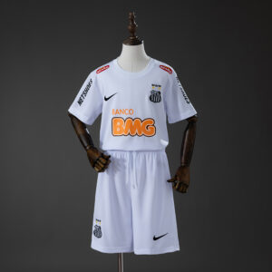 Santos 12_13 Home Retro Kids Kit Jersey – Replica Football Soccer Shirt – Size 1