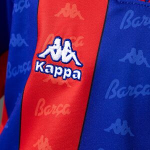 Barcelona 96_97 Home Retro Kids Kit Jersey – Replica Football Soccer Shirt – Siz