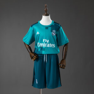 Real Madrid 17_18 Third Away Retro Kids Kit Jersey – Replica Football Soccer Shi