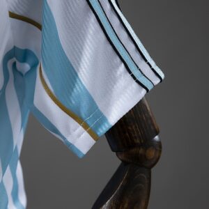 Argentina 1998 Home Retro Kids Kit Jersey – Replica Football Soccer Shirt – Size