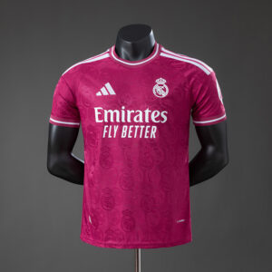 Real Madrid 26_27 Special Edition Player Version – Rose Red Jersey – Replica Foo