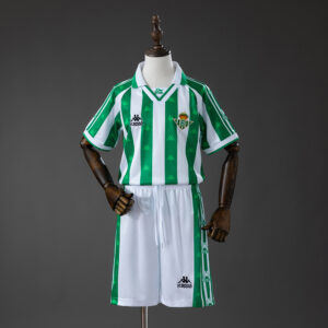 Real Betis 95_97 Home Retro Kids Kit Jersey – Replica Football Soccer Shirt – Si