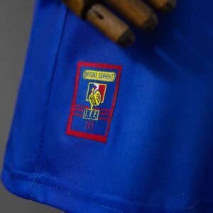 France 1998 Home Retro Long Sleeve Kids Kit Jersey – Replica Football Soccer Shi
