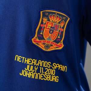 Spain 2010 Away Retro Kids Kit Jersey – Replica Football Soccer Shirt – Size 16–