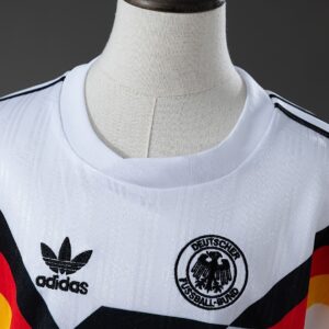 Germany 1990 Home Retro Kids Kit Jersey – Replica Football Soccer Shirt – Size 1
