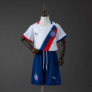 Bahia 26_27 Home Kids Kit Jersey – Replica Football Soccer Shirt – Size 16–28