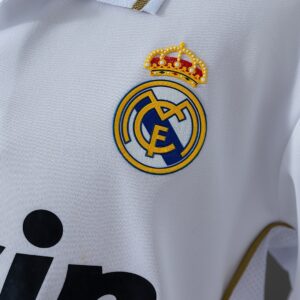Real Madrid 11_12 Home Retro Long-Sleeve Kids Kit Jersey – Replica Football Socc
