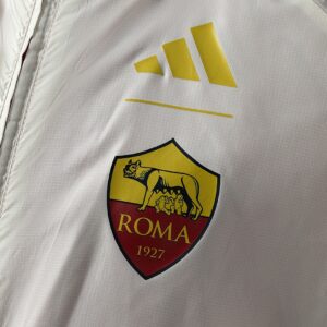 Roma Reversible Windbreaker Jacket – Red & Beige – Replica Football Jacket – S–X